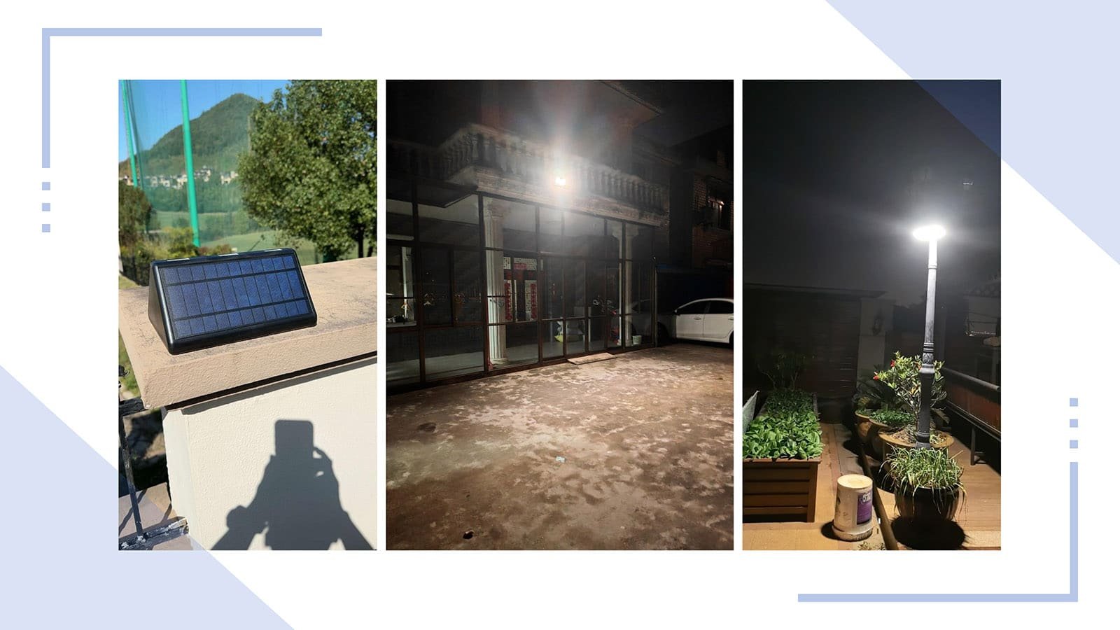 How Solar Motion Lights Work Year Round at different outdoor spaces
