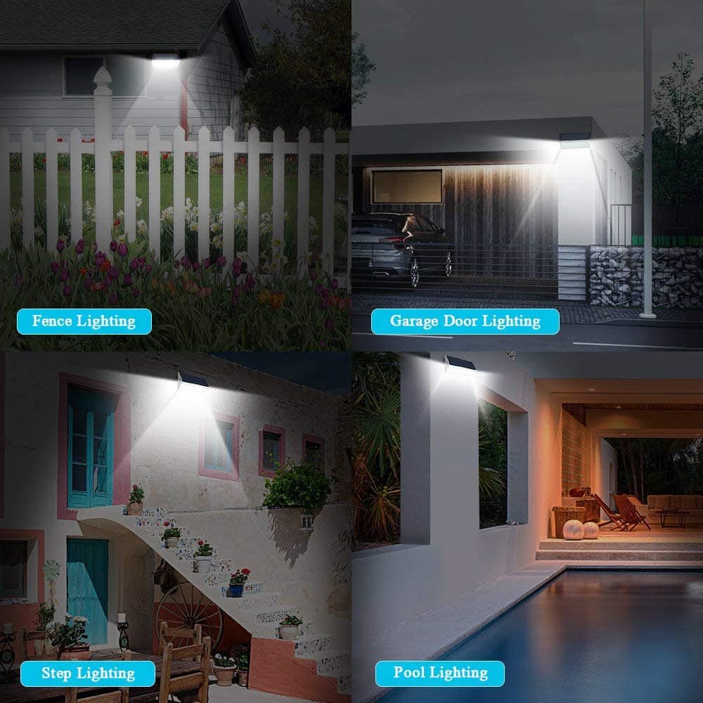 Applications of Solar Motion Lights Aluminum Housing Ultra Bright
