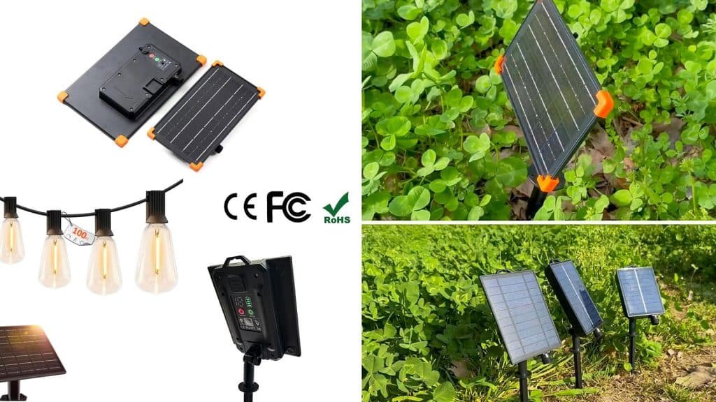 Transform your outdoor space with 19 vibrant lighting modes solar battery boxes