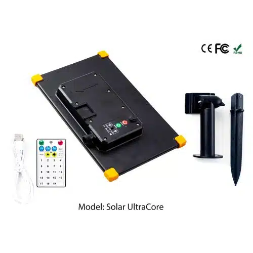 Solar Control Box for Festoon Lighting Type-C Charging Power Bank Multi-modes IP65