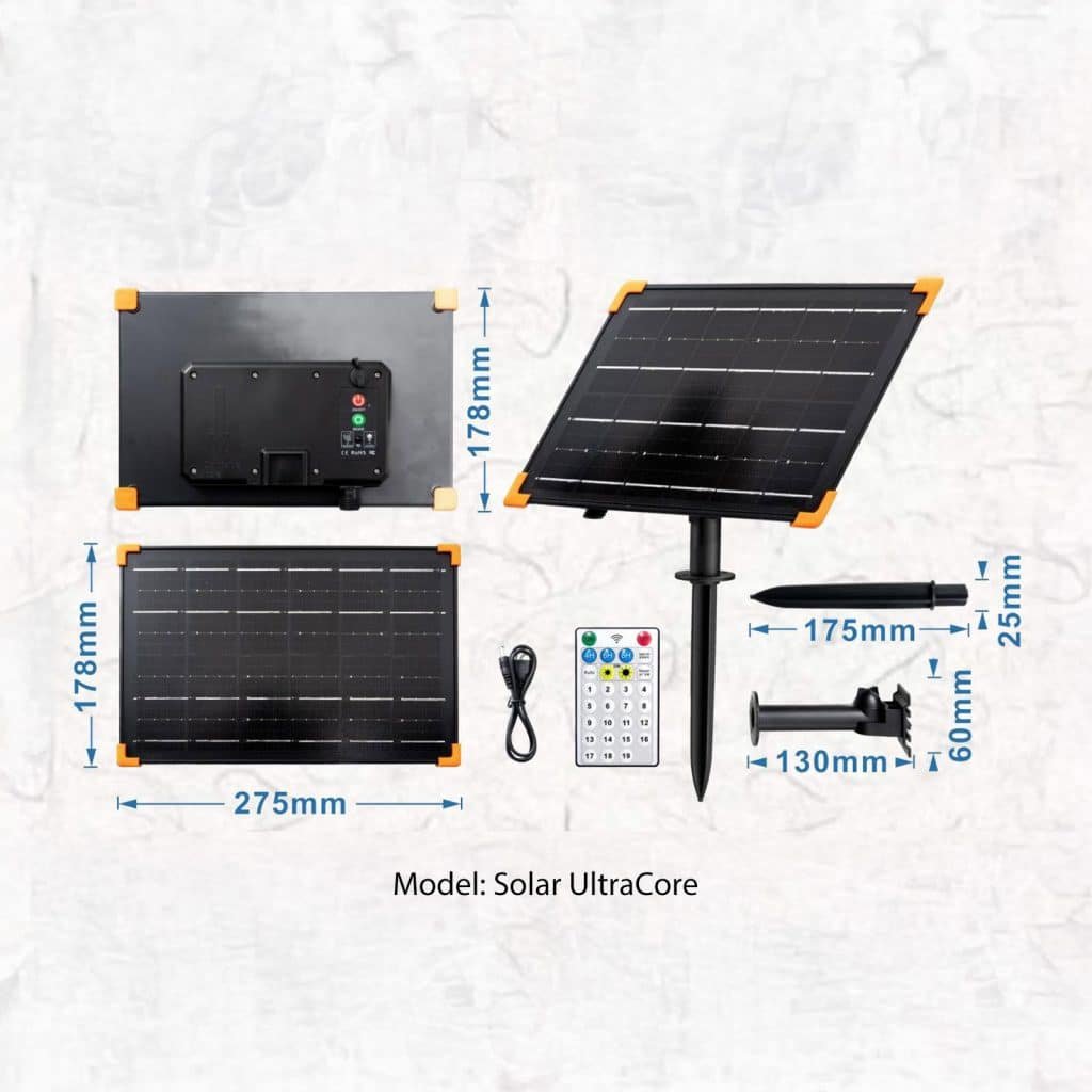 19 Lighting Modes & Power Bank IP65 Solar Control Box for Outdoor ...