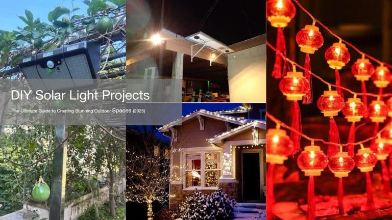 diy solar projects outdoor lighting solutions