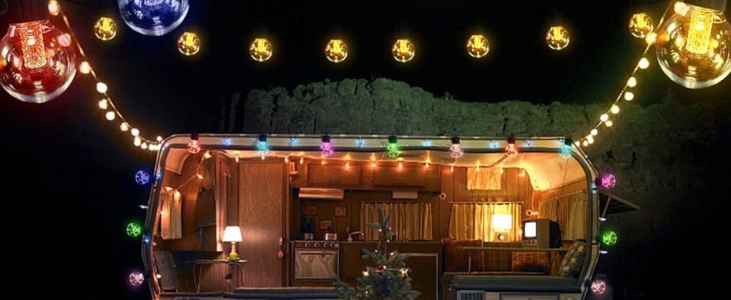 rgb solar lights canopy setup