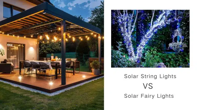 how to choose between string lights and fairy lights