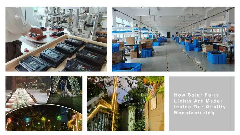 solar powered fairy lights manufacturing process revealed