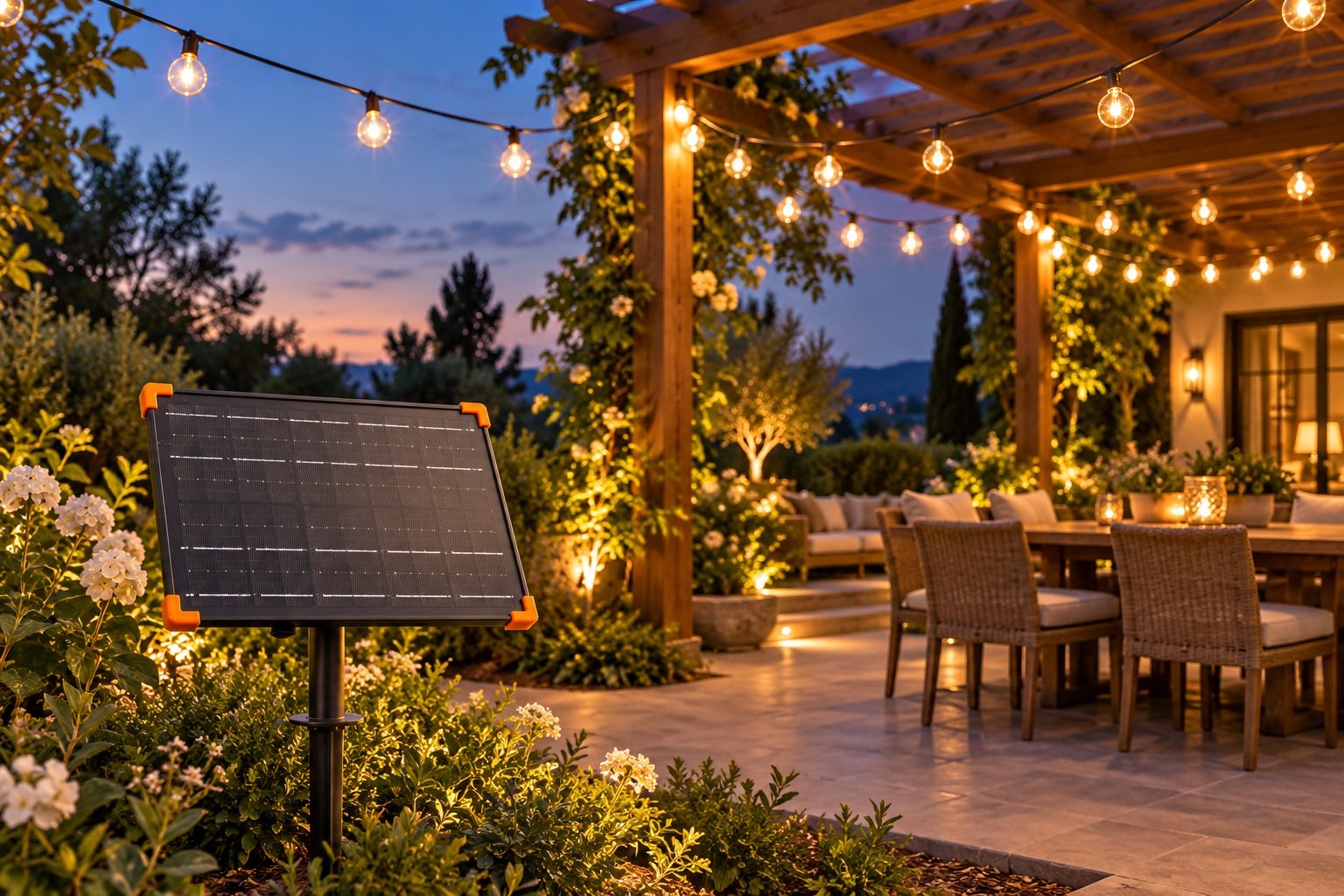 custom solar string lights feature image